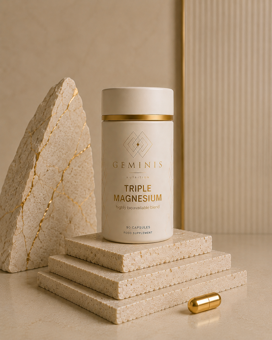 Triple Magnesium supplement bottle